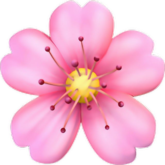 Png Emoji flower iphone - Sticker by Conny Garces