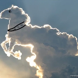 wdpdrawingontheclouds sky horse
