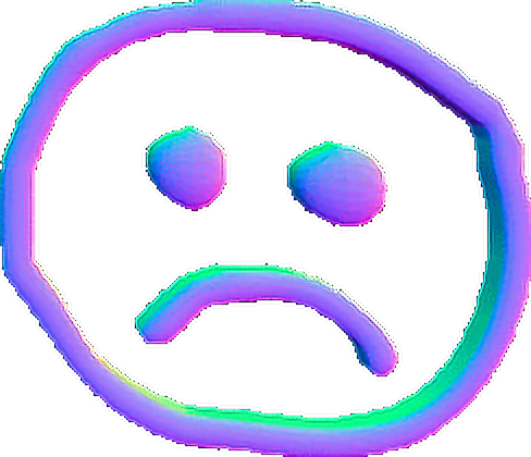 sad face freetoedit #sad #face sticker by @kelsey_lee