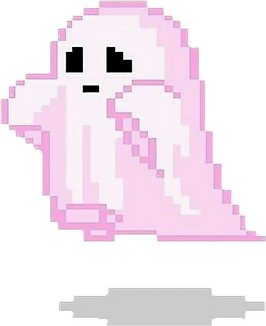 Ghost Pixel Art Cute Pixel Transparent Background Png Clipart Images ...