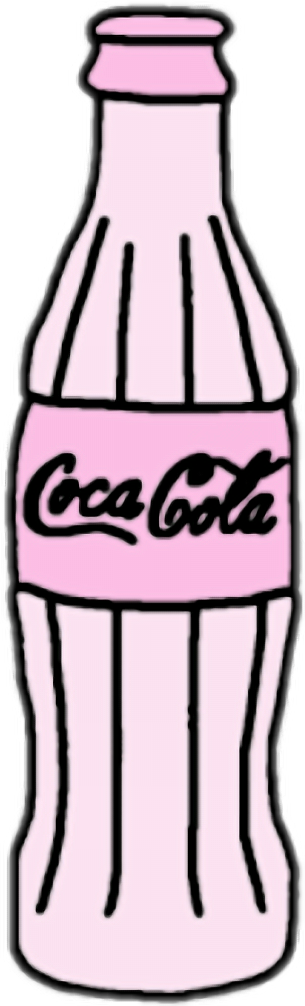 cocacola cute pink picsart sticker sticker by @pequeabarca