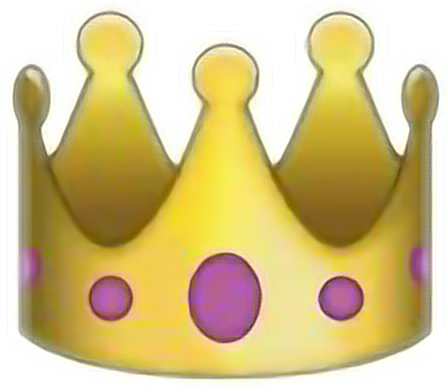 sticker emoji crown freetoedit #sticker sticker by @khyara20