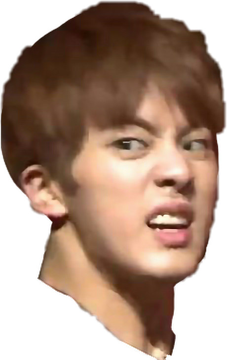 meme jin seokjin bts freetoedit sticker by @jiminichii