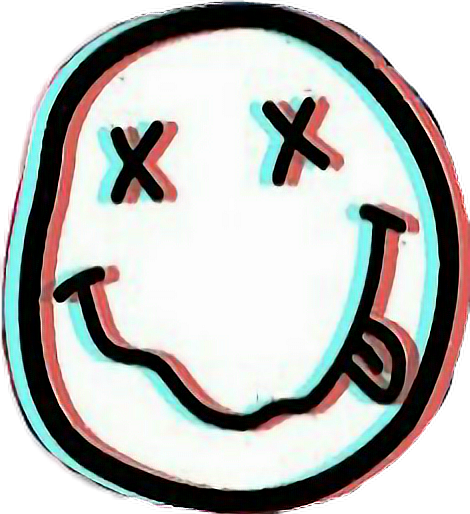 nirvana smile face dope freetoedit sticker by @colematthys