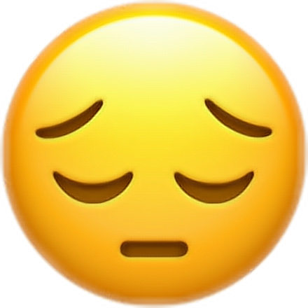 triste emojisticker tumblr sticker by @evelyn1218122015