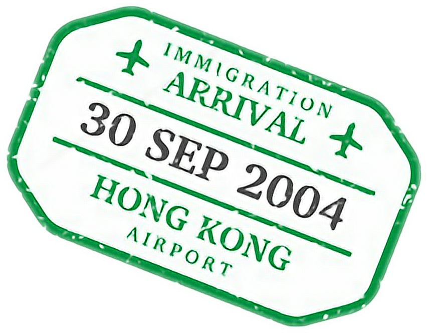 Visa Stamp Visastamp Passport Hongkong Sticker By Karikh   Upscale 238675809120212 