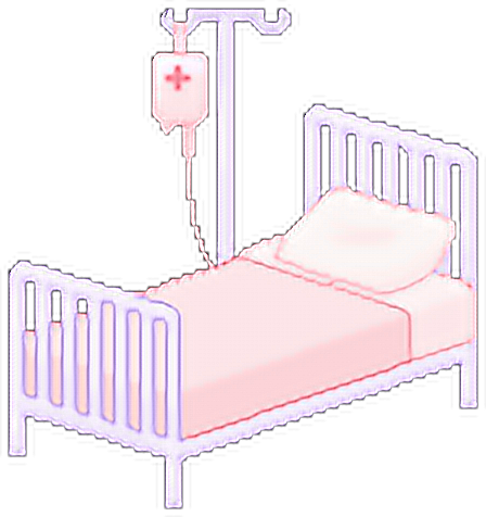 Pastel Hospital Hospitalbed Pink Kawaik Cute Sick Paste