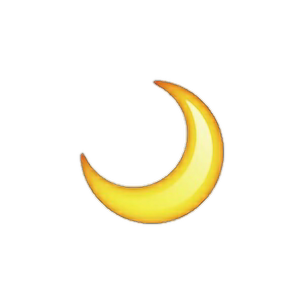 moon emoji yellow freetoedit sticker by monsteroftheart