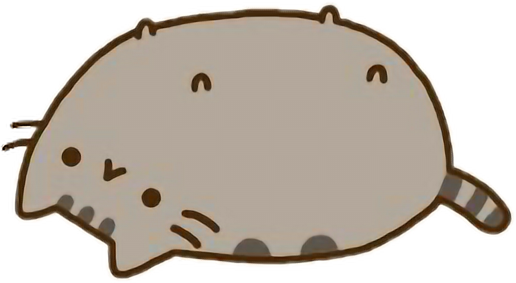 pusheen cat so lazy can freetoedit sticker by @lucky_cloud.
