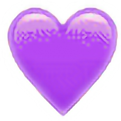 сердечко сердце фиолетовое сиреневое sticker by @akisupesu