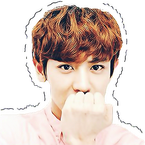 exo line chanyeol sticker nervous kpop