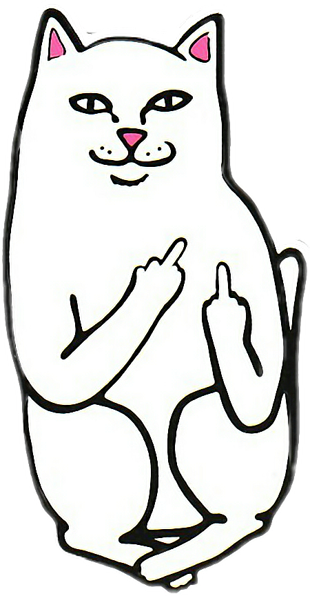 Free Free 160 Middle Finger Cat Svg SVG PNG EPS DXF File