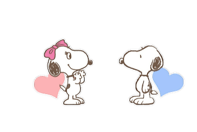 snoopy peanuts heart freetoedit #snoopy sticker by @maa10423