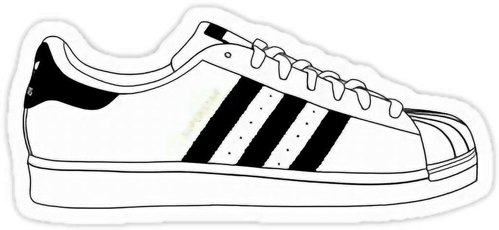 stickers tumblr cute shoes adidas blackandwhite... Report Abuse