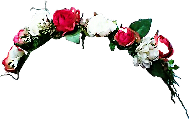 crown ribbon head flower taç freetoedit sticker by jangmilu